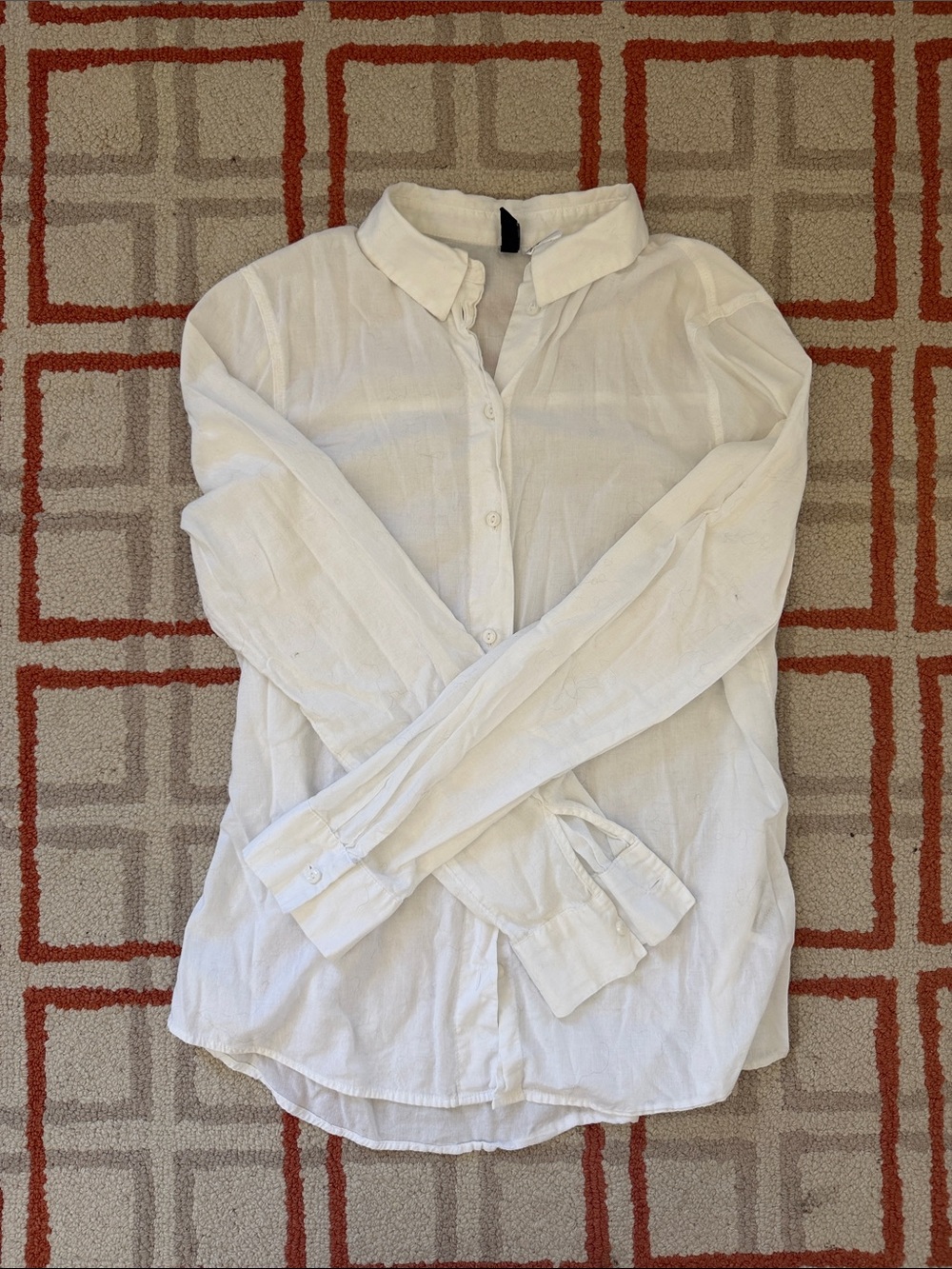 Classic White Button-Down Shirt
